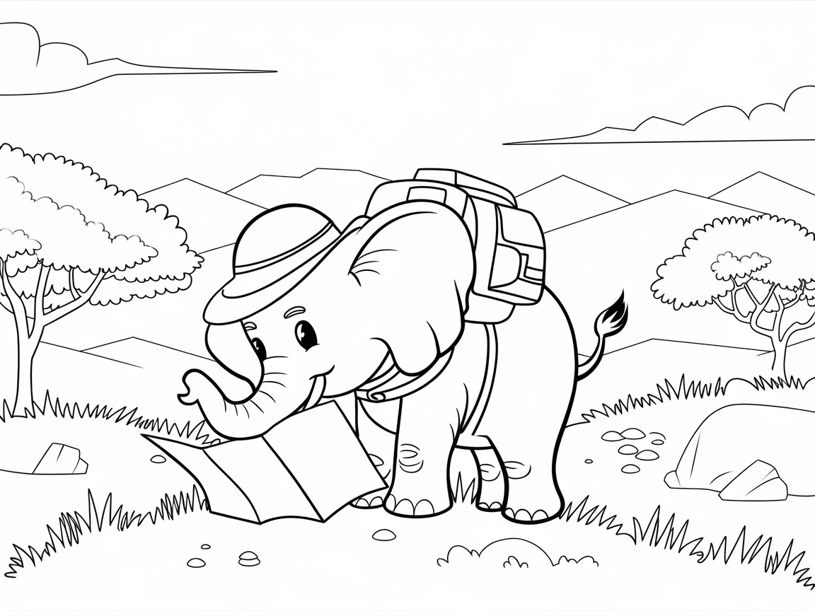 Embark on an Adventure with Explorer Elephant