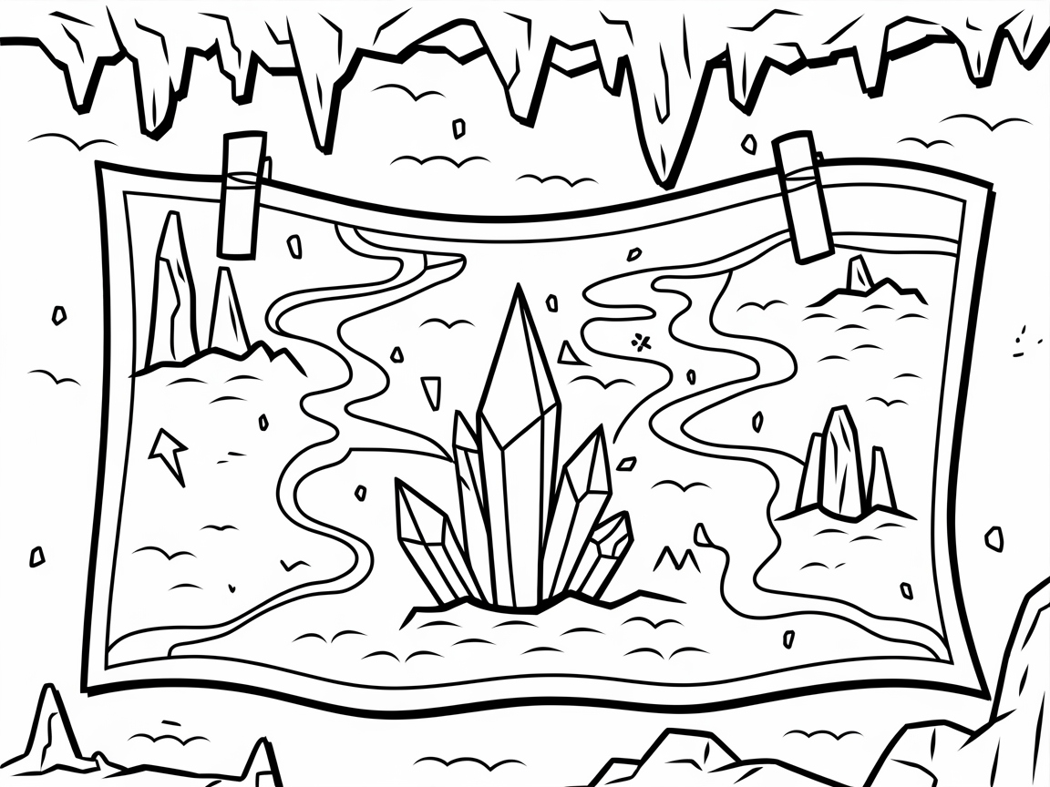 Venture into the Caverns with This Crystal Cave Map