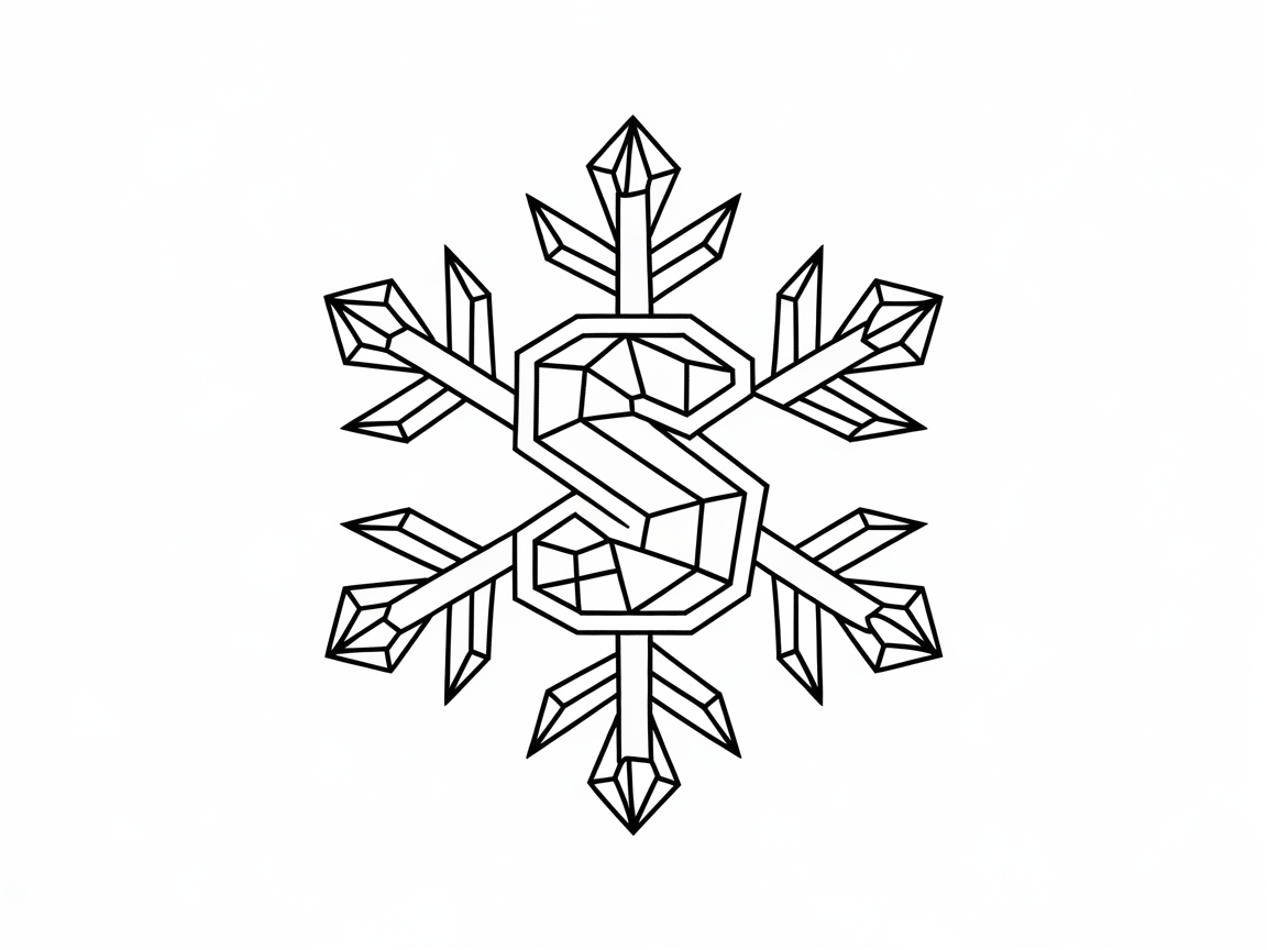 Chill Out with This Snowflake S Coloring Page