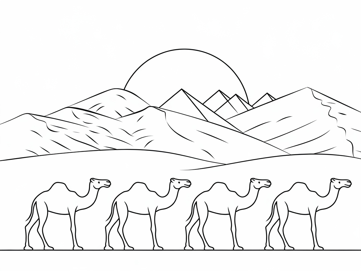 Explore the Desert with These Majestic Camels