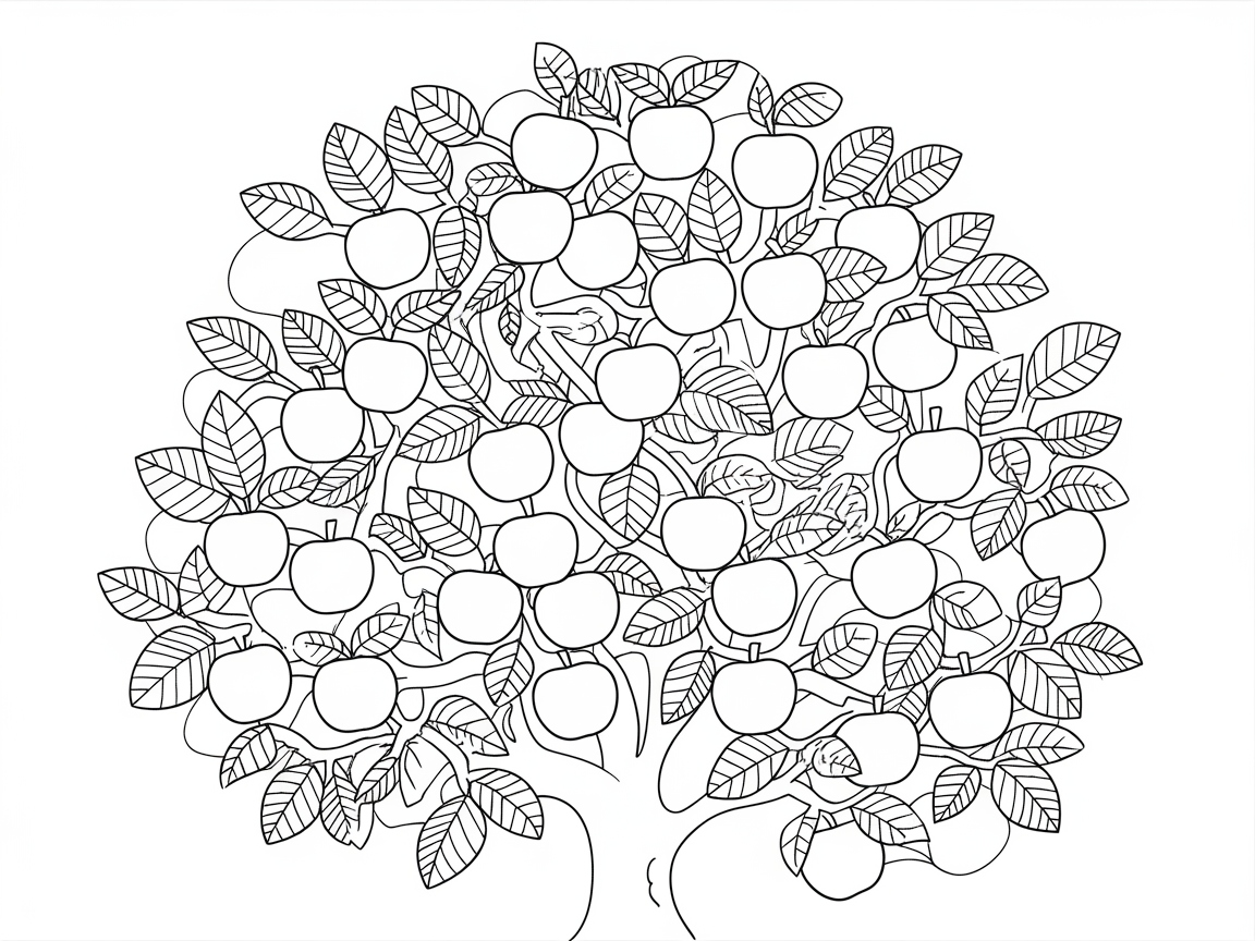 Bring This Lush Apple Tree to Life