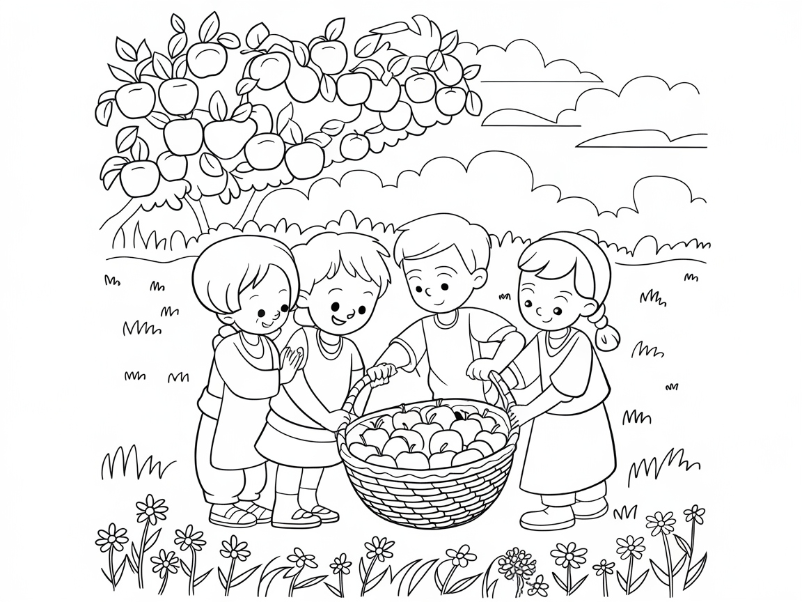 Harvest Time Fun with Kids and Apples