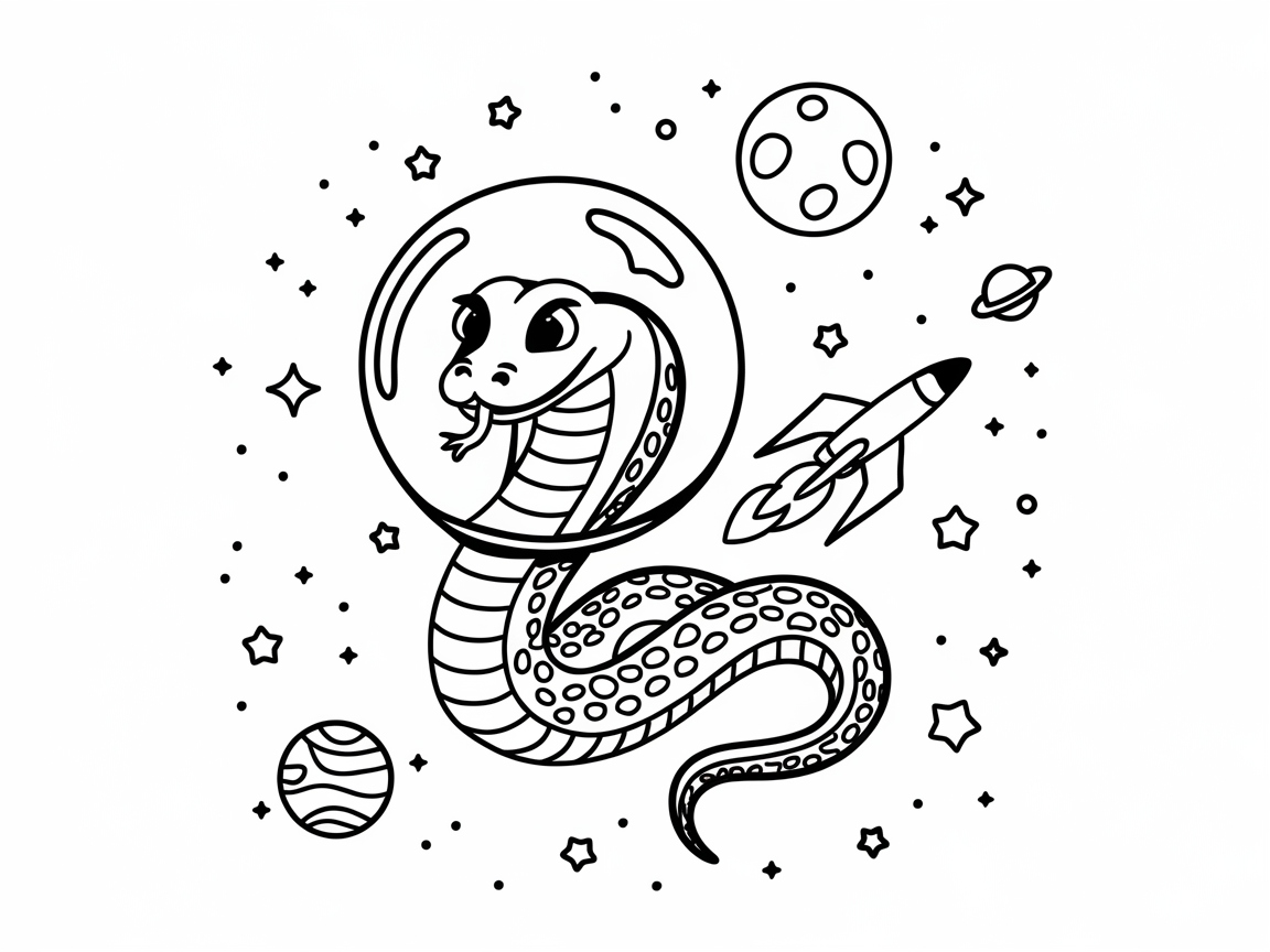 Blast Off with This Spacefaring Cobra