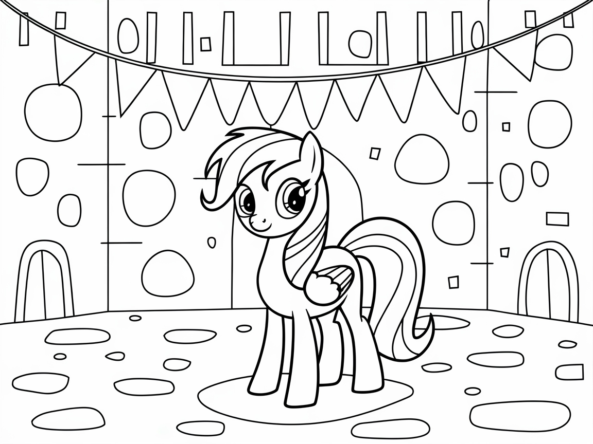 Decorate This Adorable Party Pony