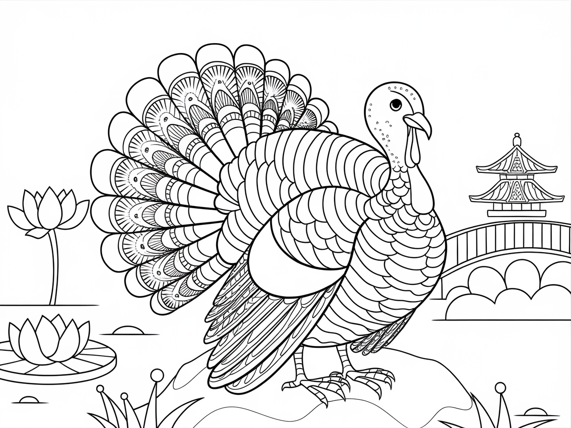 Explore Cultural Beauty with This Intricate Turkey Scene
