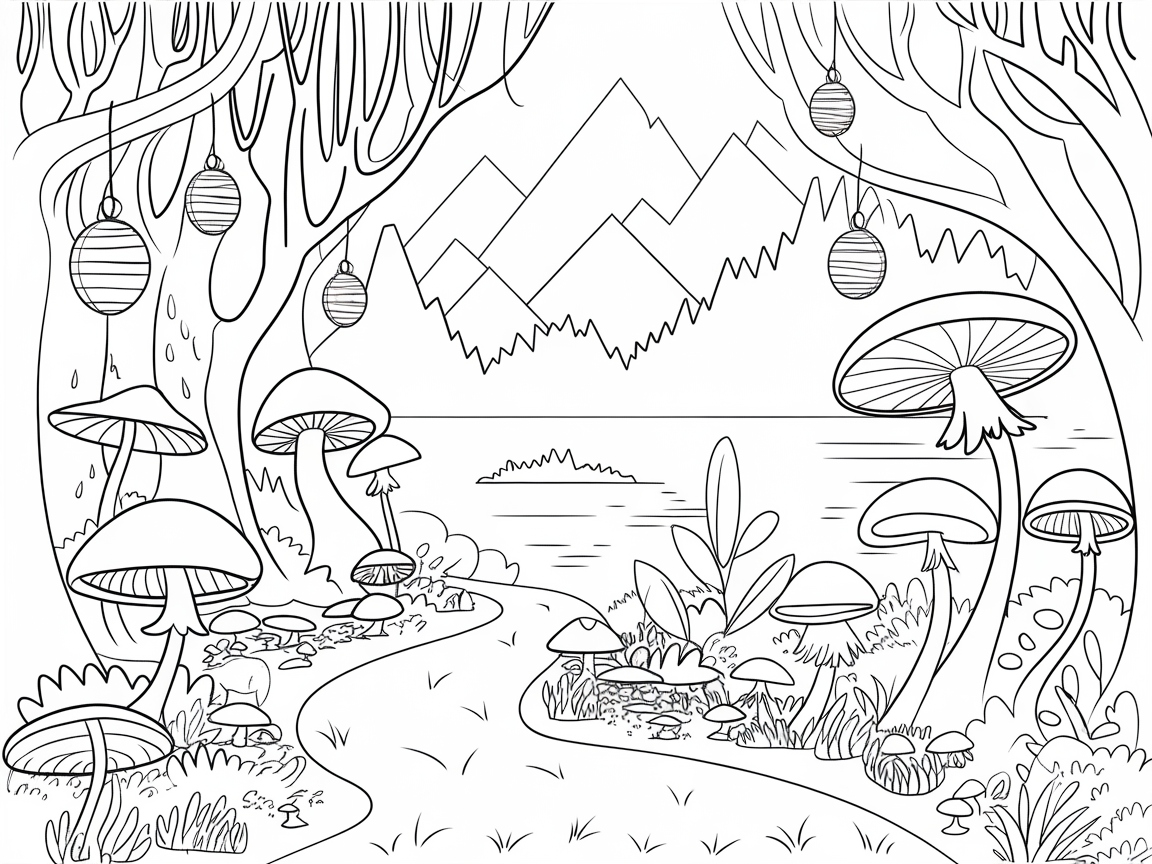 Step into a Mystical Forest Path