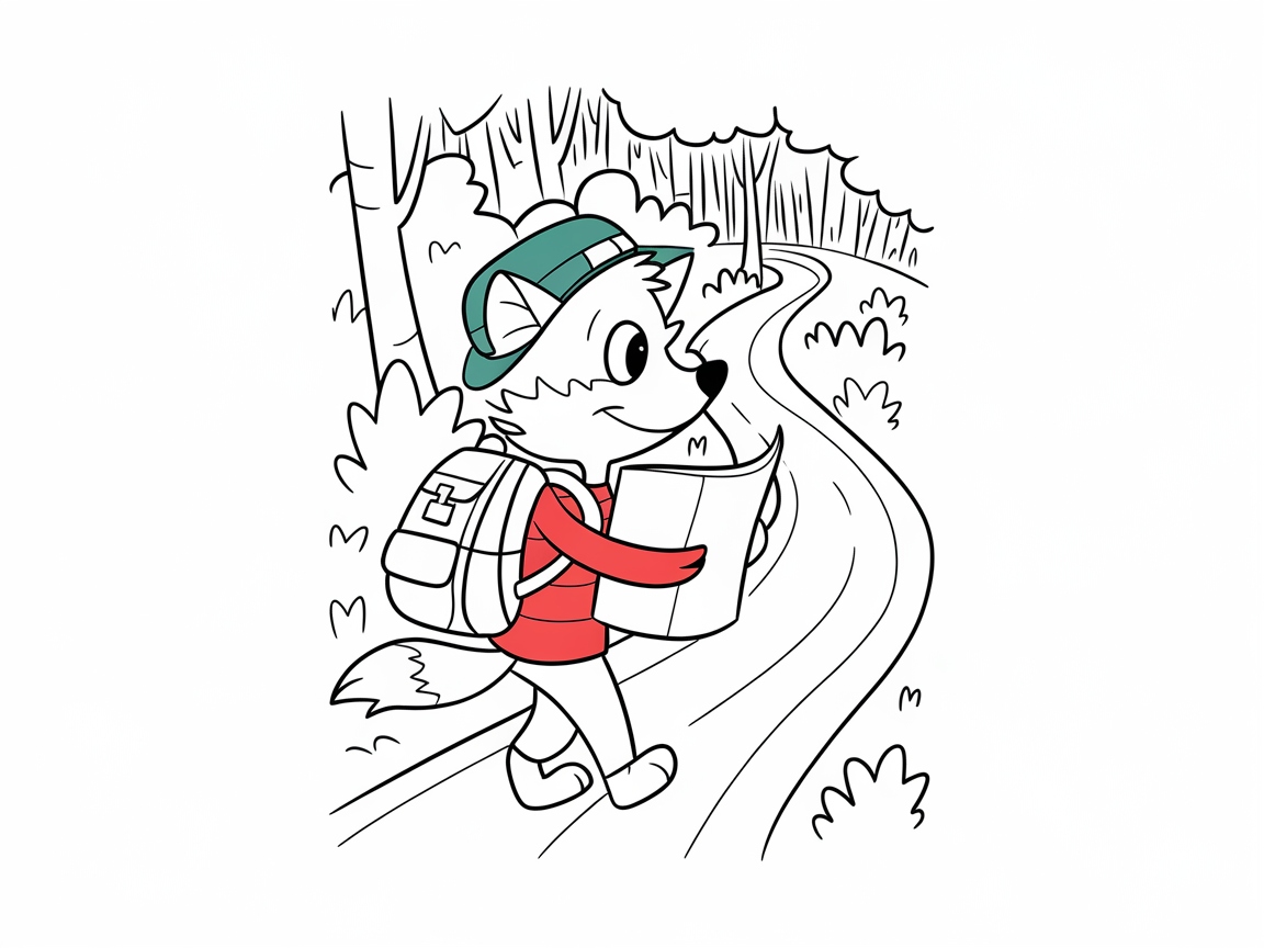 Fox Explorer on a Woodland Adventure