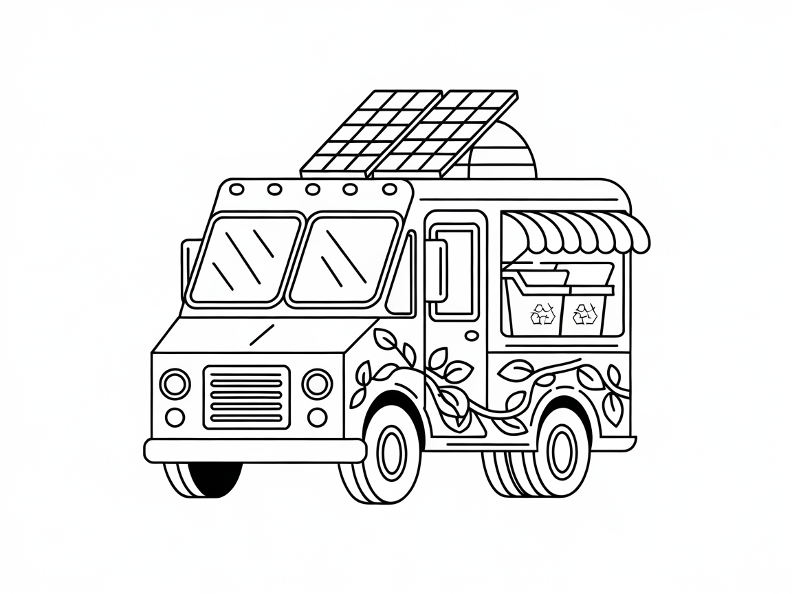 Eco-Friendly Ice Cream Truck Adventure