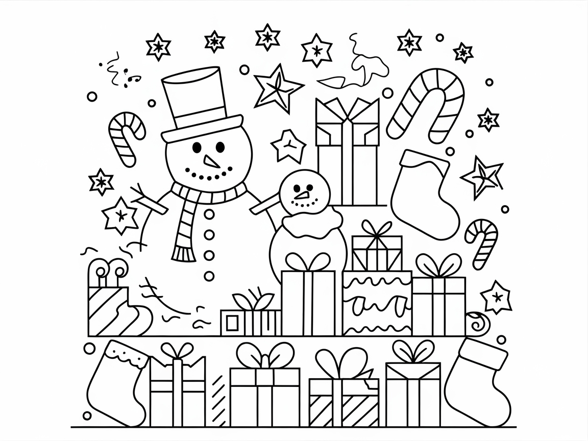 Get Festive with Snowmen and Gifts