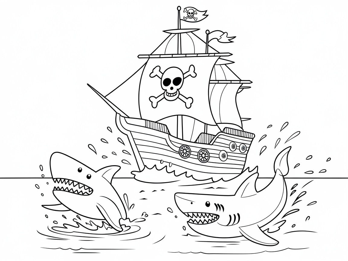 Swim with Sharks and Sail the Pirate Sea
