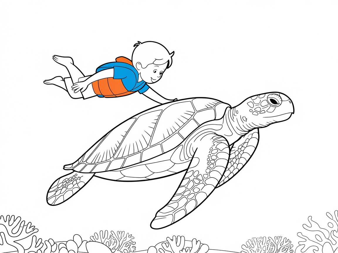 Swim Alongside a Majestic Sea Turtle