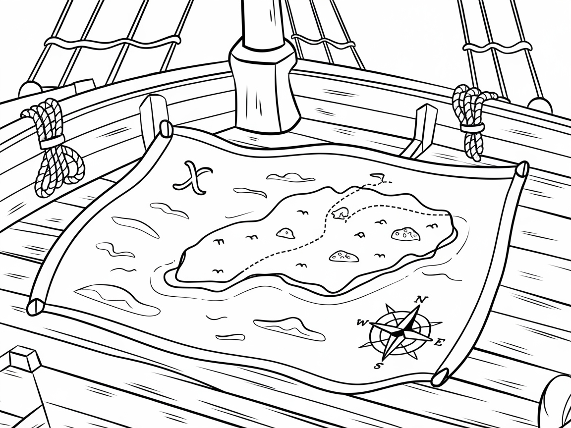 Chart Your Course with This Nautical Treasure Map