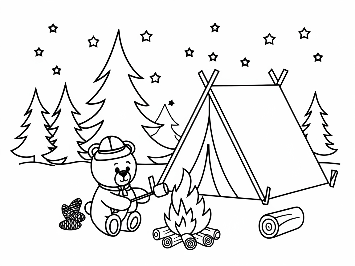 Camp Under the Stars with This Adventurous Teddy Bear