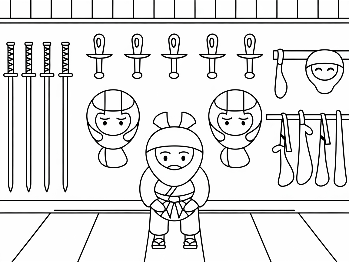 Ninja Gear Room Ready for Adventure