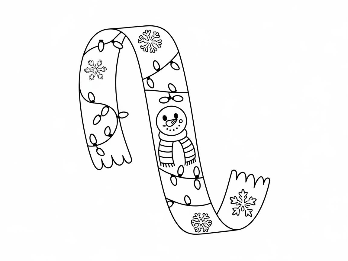Create a Winter Wonderland with This Festive Snowman Bookmark