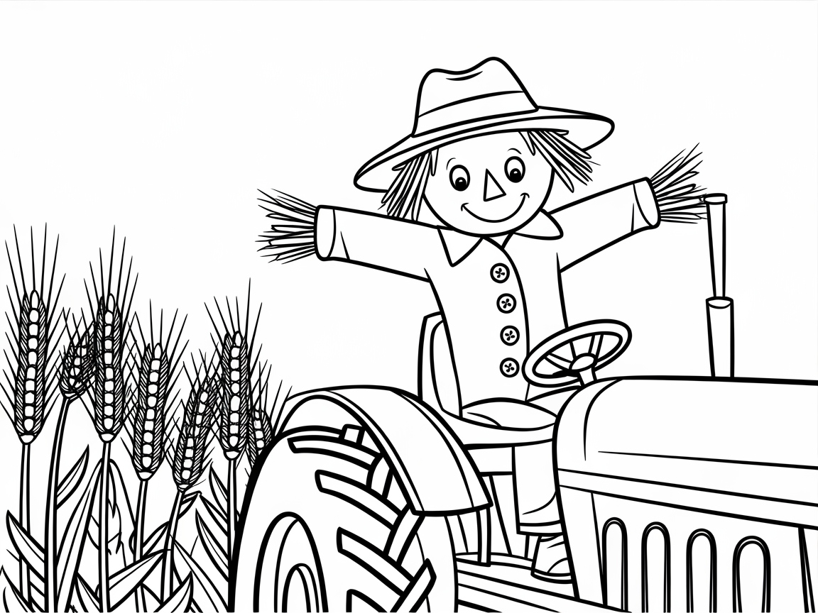 Join the Harvest Fun with This Jolly Scarecrow Ride
