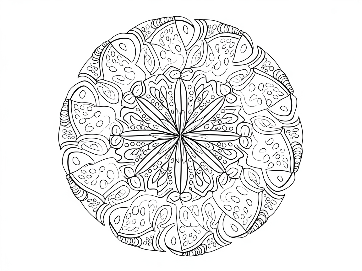 Discover the Intricate Watermelon Mandala