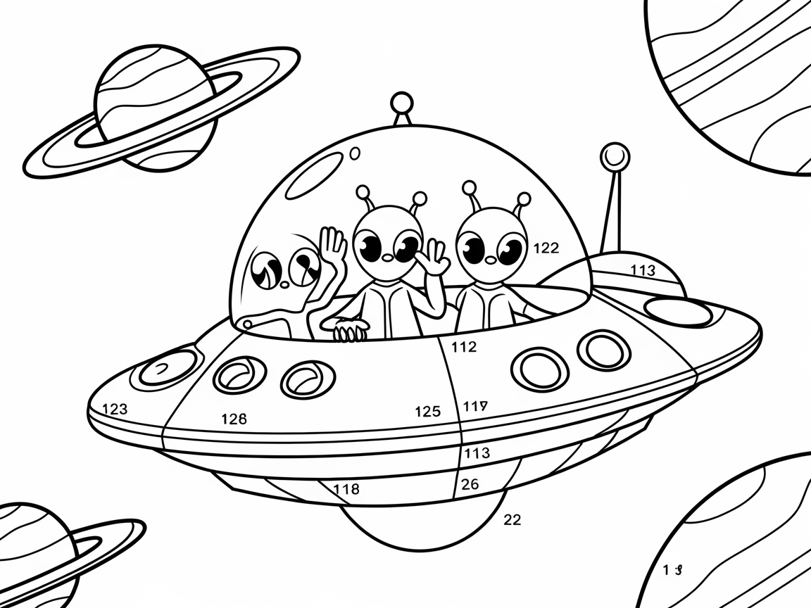 Explore the Galaxy With This Adorable Alien Spaceship