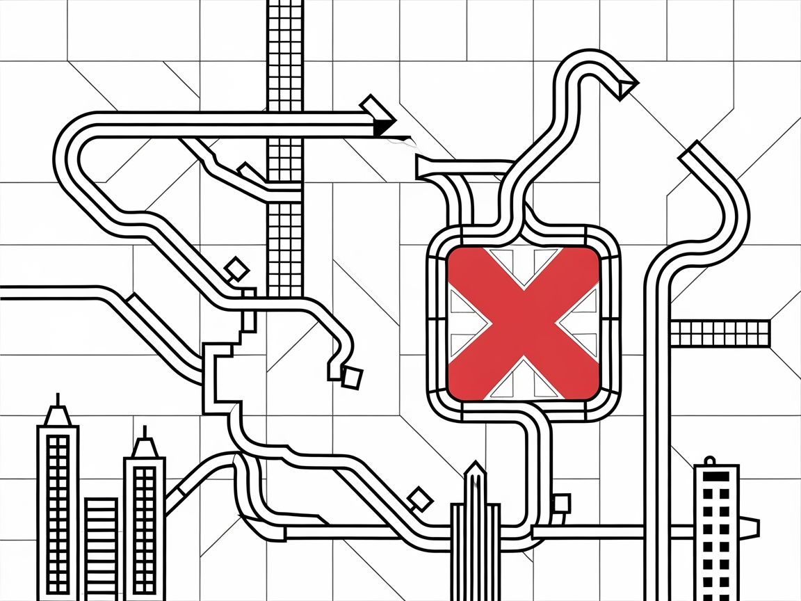 Navigate the Urban Maze with This Cityscape Treasure Map