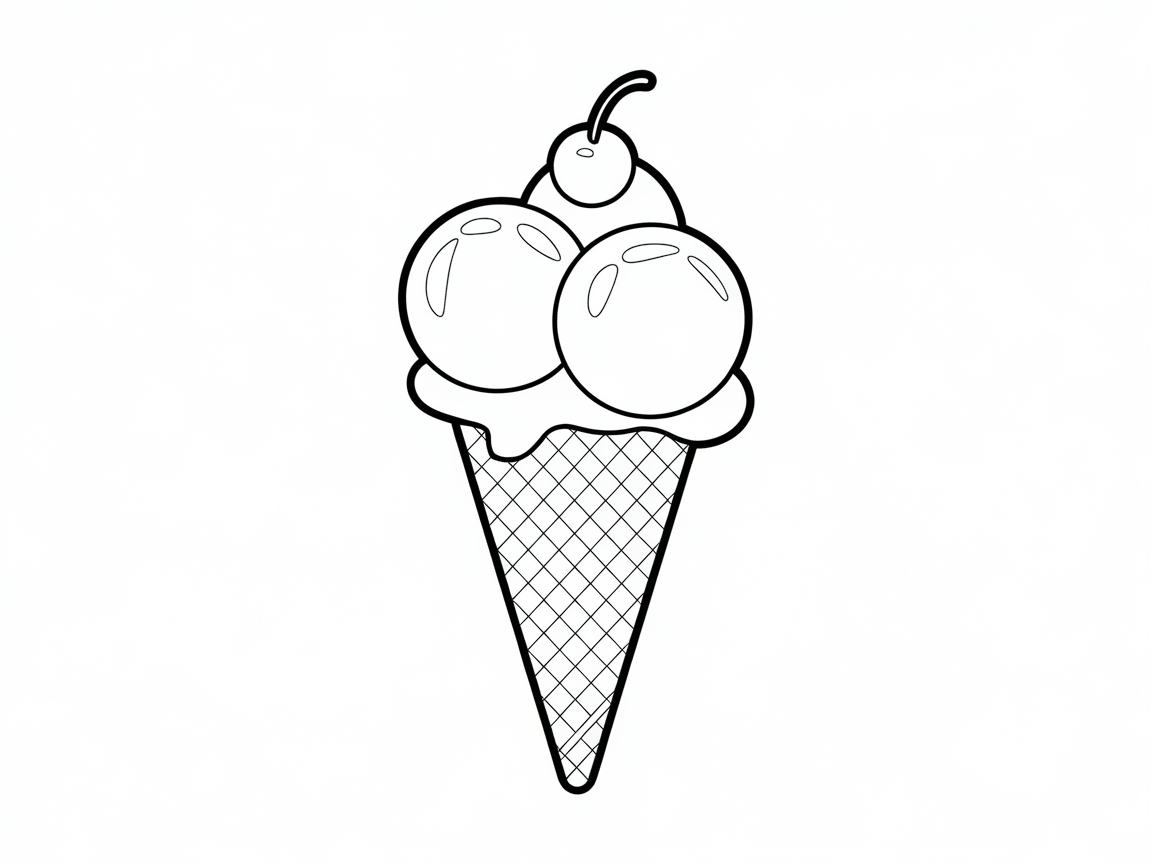 Scoop Up the Fun With This Ice Cream Cone Page