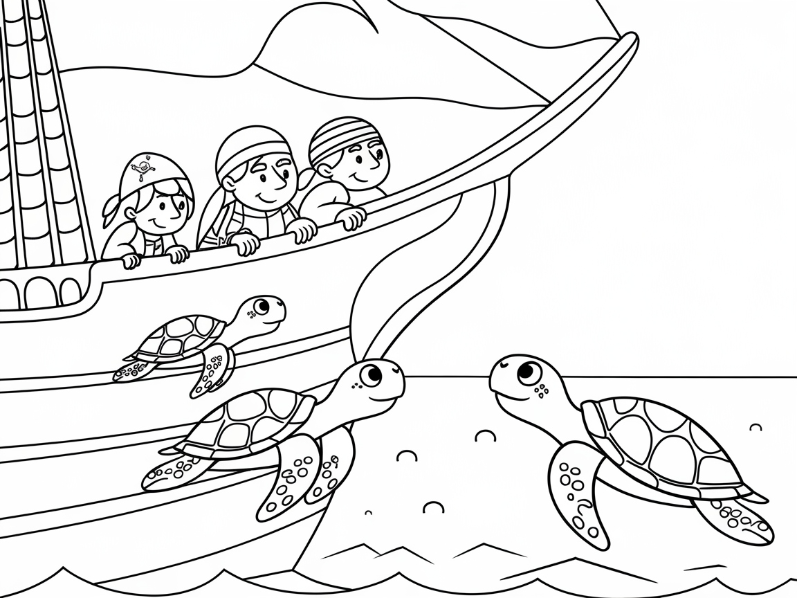 Set Sail with Pirates and Sea Turtles