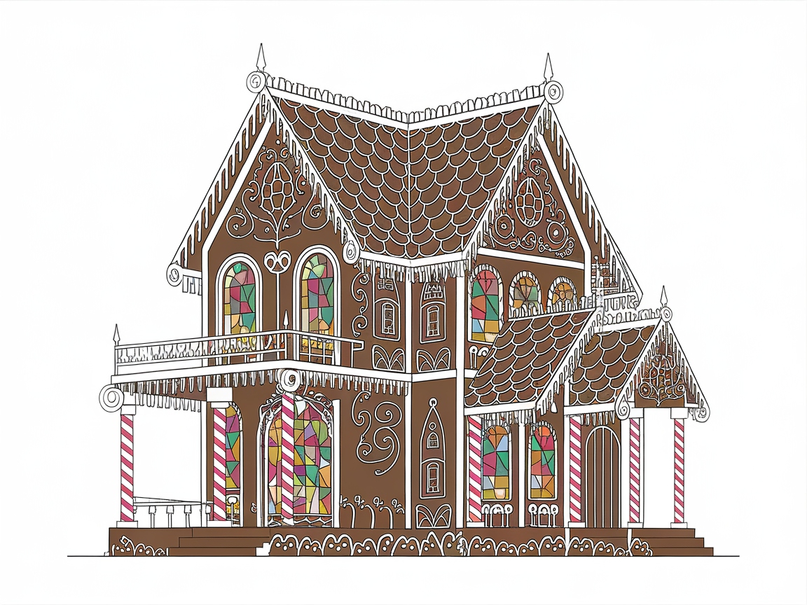 Craft Your Own Gingerbread Mansion