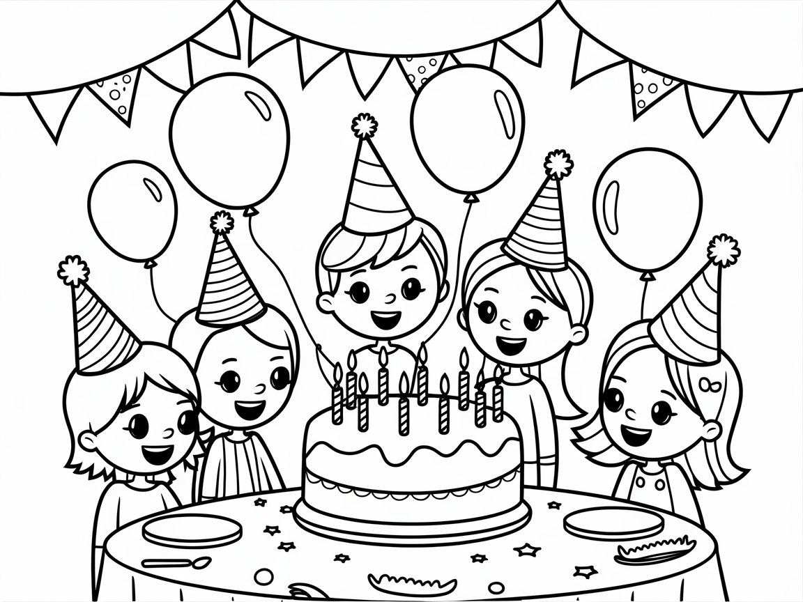 Celebrate with This Joyful Birthday Party Page