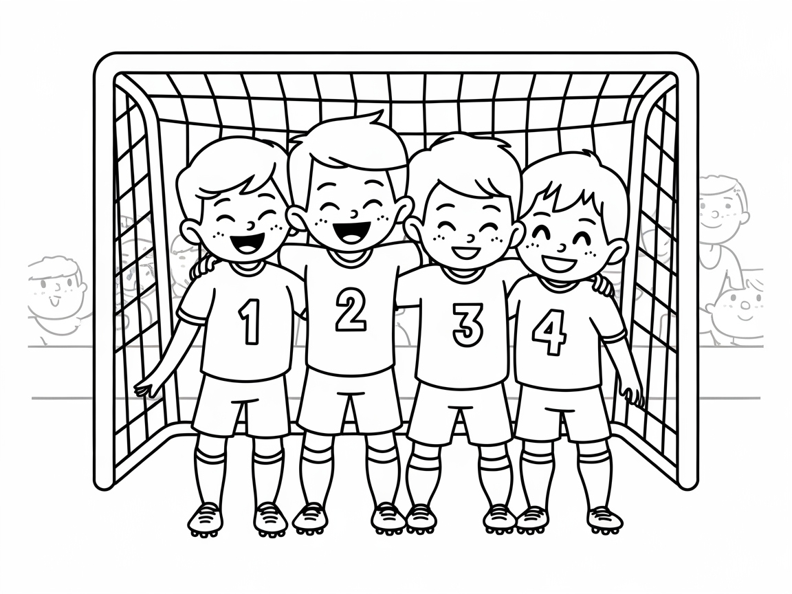 Goalkeeper Friends Ready for Action