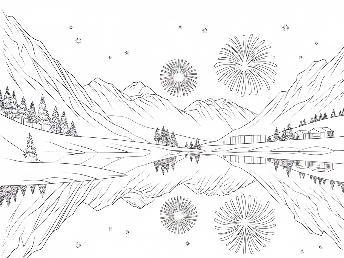 Reflect and Celebrate with Mountain Fireworks