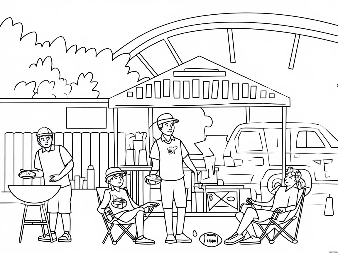 Tailgate Time: Capture the Spirit of Pre-Game Excitement