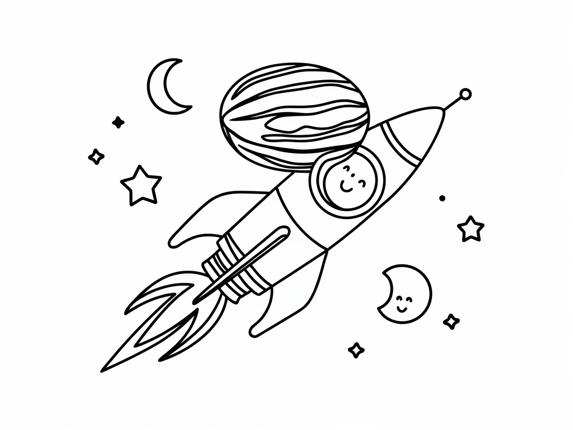 Blast Off with This Watermelon Space Adventure