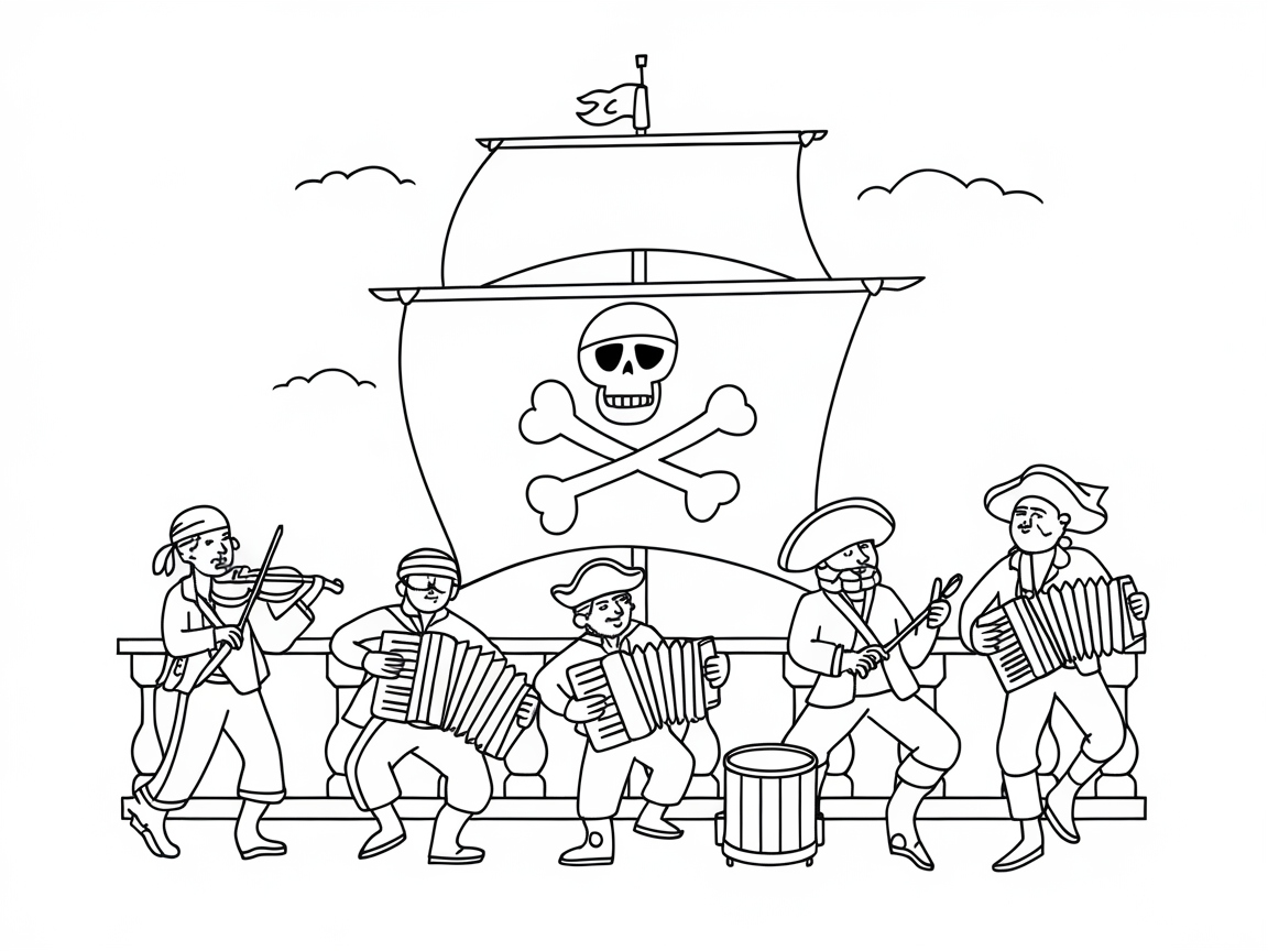 Join the Pirate Band on Deck