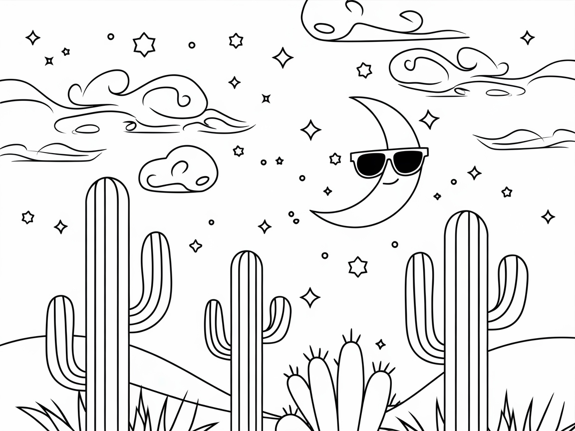 Hang Out Under the Stars with This Cool Crescent Moon