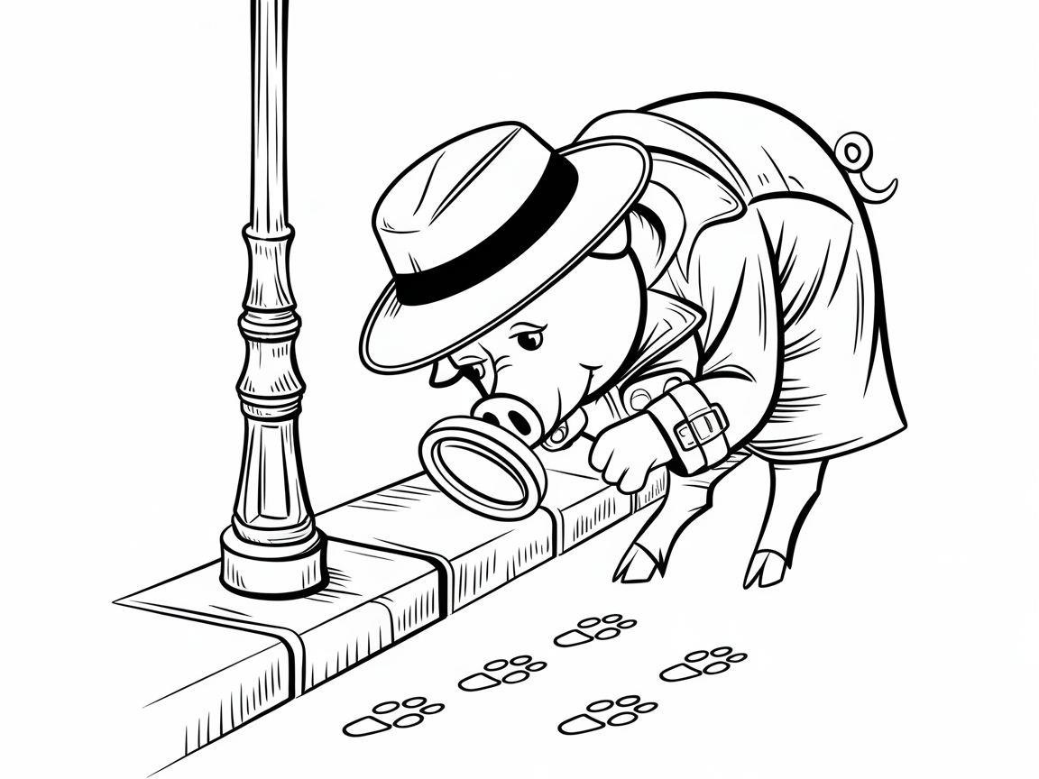 Solve the Mystery with Detective Piggy