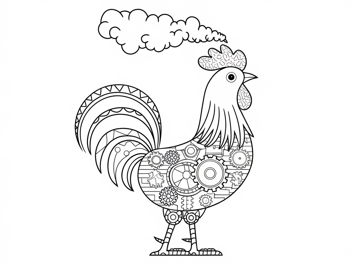 Gear Up for This Steampunk Rooster Adventure