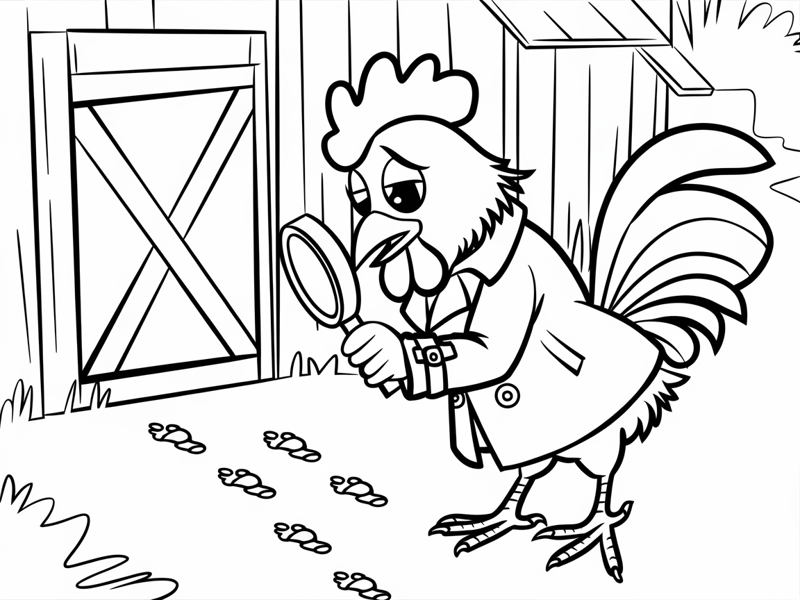 Detective Rooster Cracks the Case