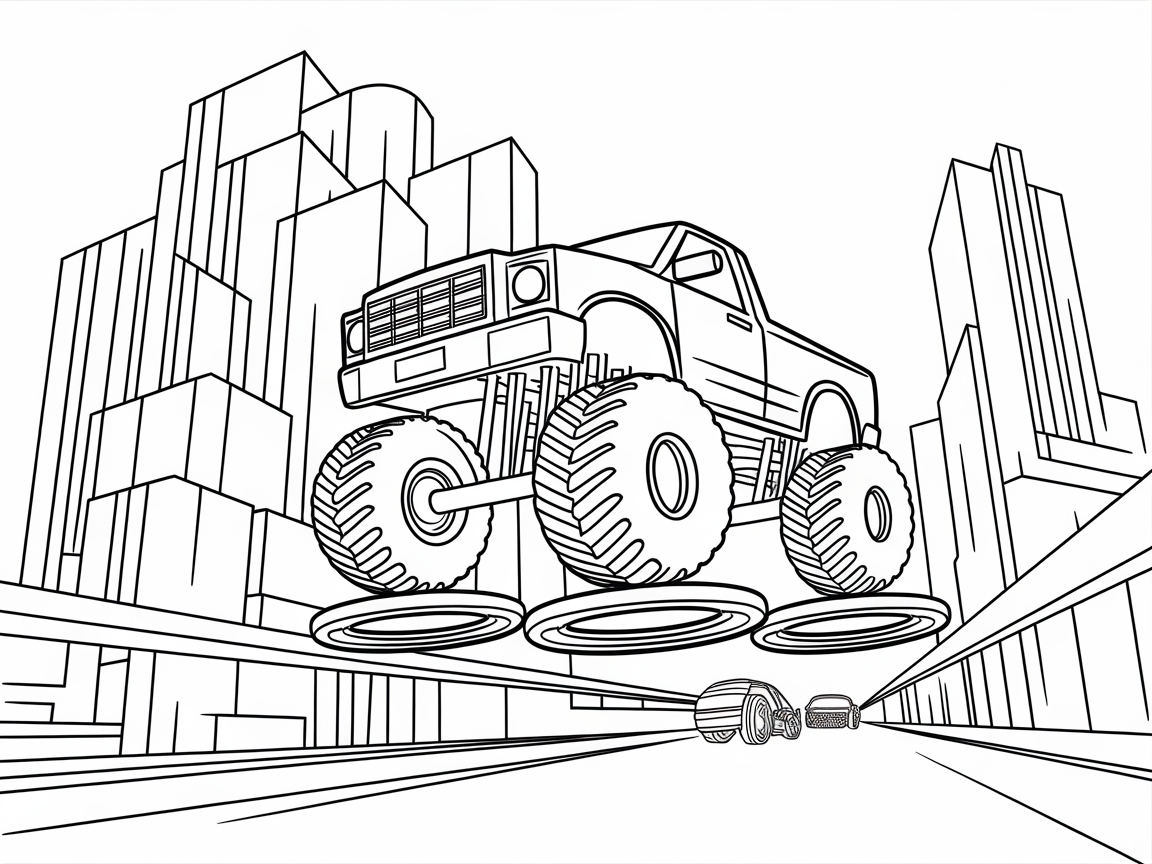 Lift Off with This Futuristic Hovering Monster Truck