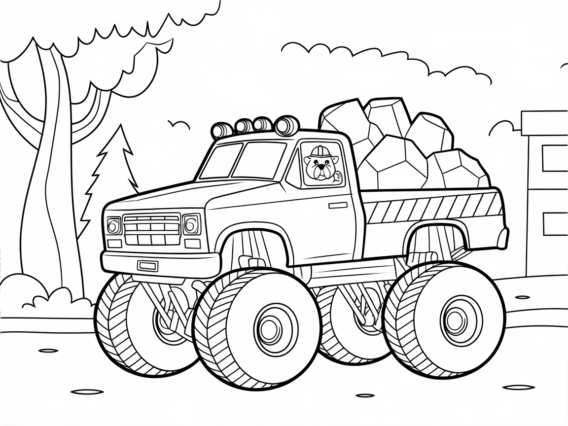 Haul in the Fun with This Rock-Loading Monster Truck