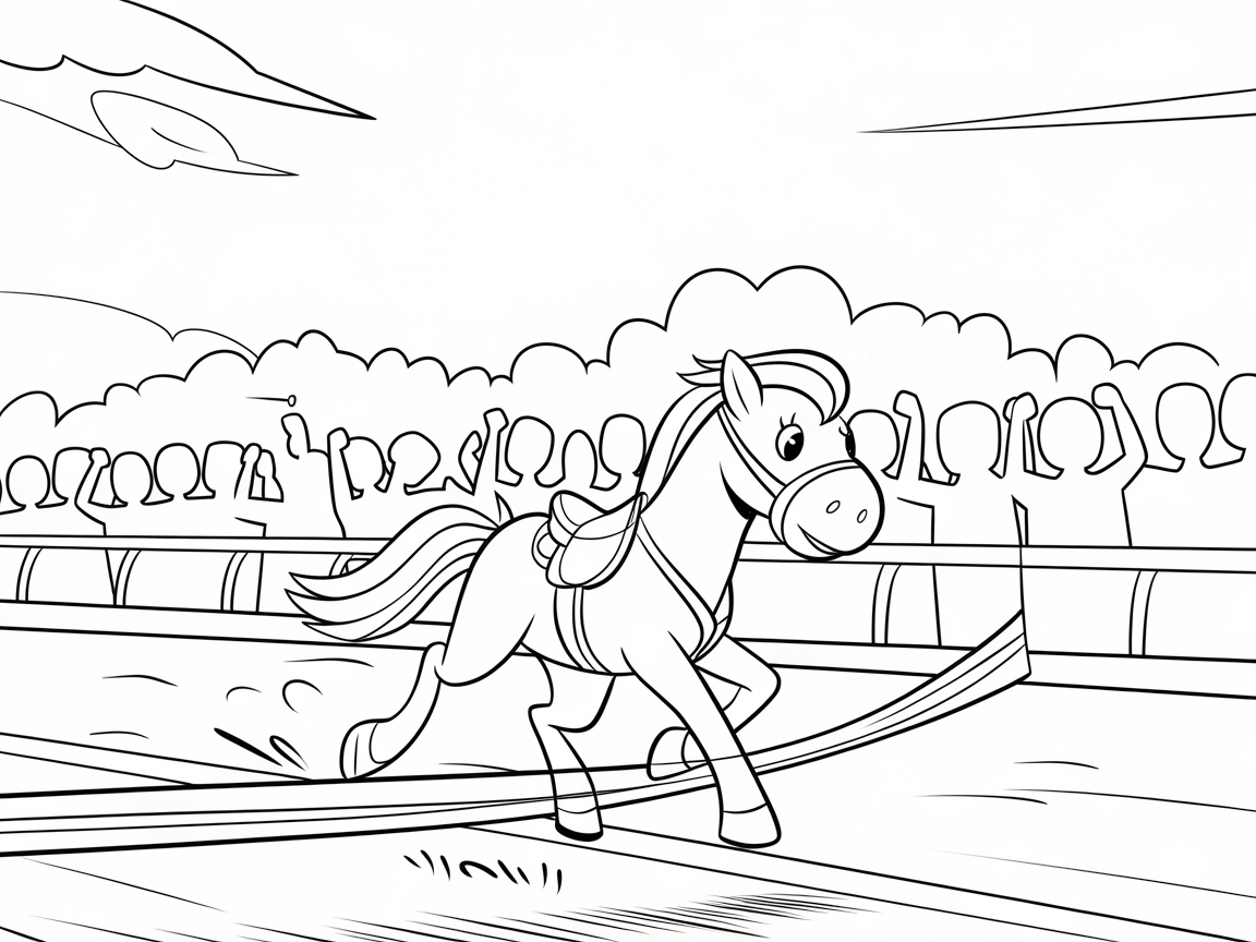 Exciting Race Day with a Pony