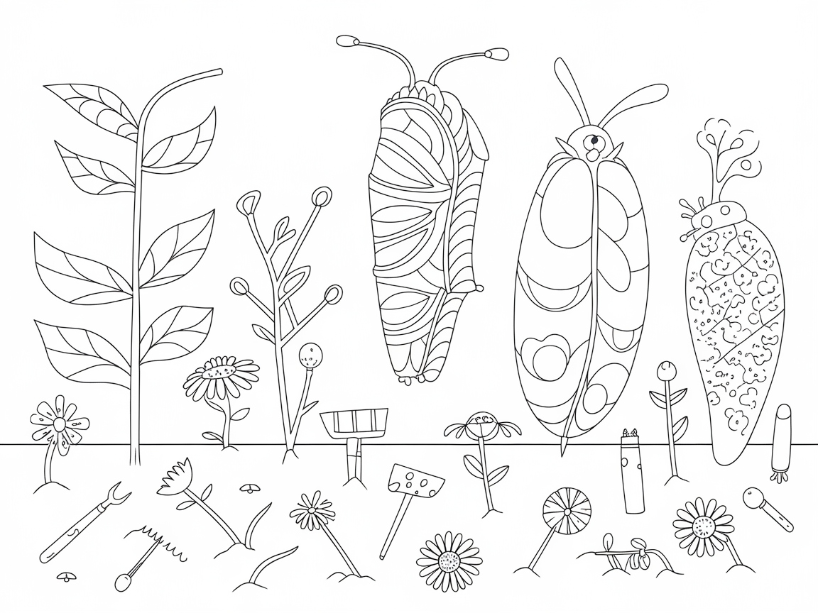 Garden of Growth with Delightful Cocoons