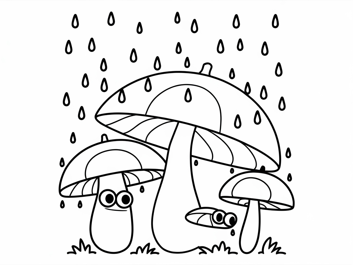 Rainy Day Fun with Mushroom Family
