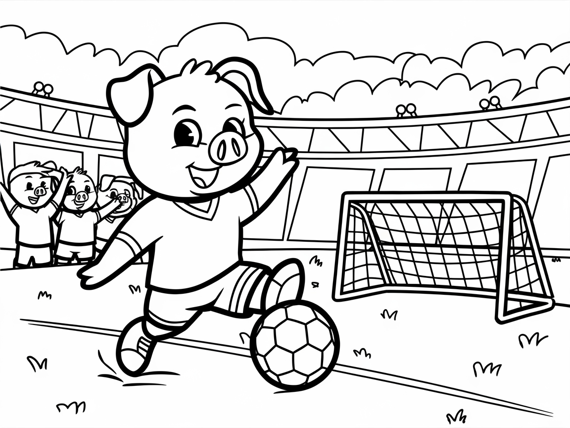 Score Big with Soccer Star Piggy