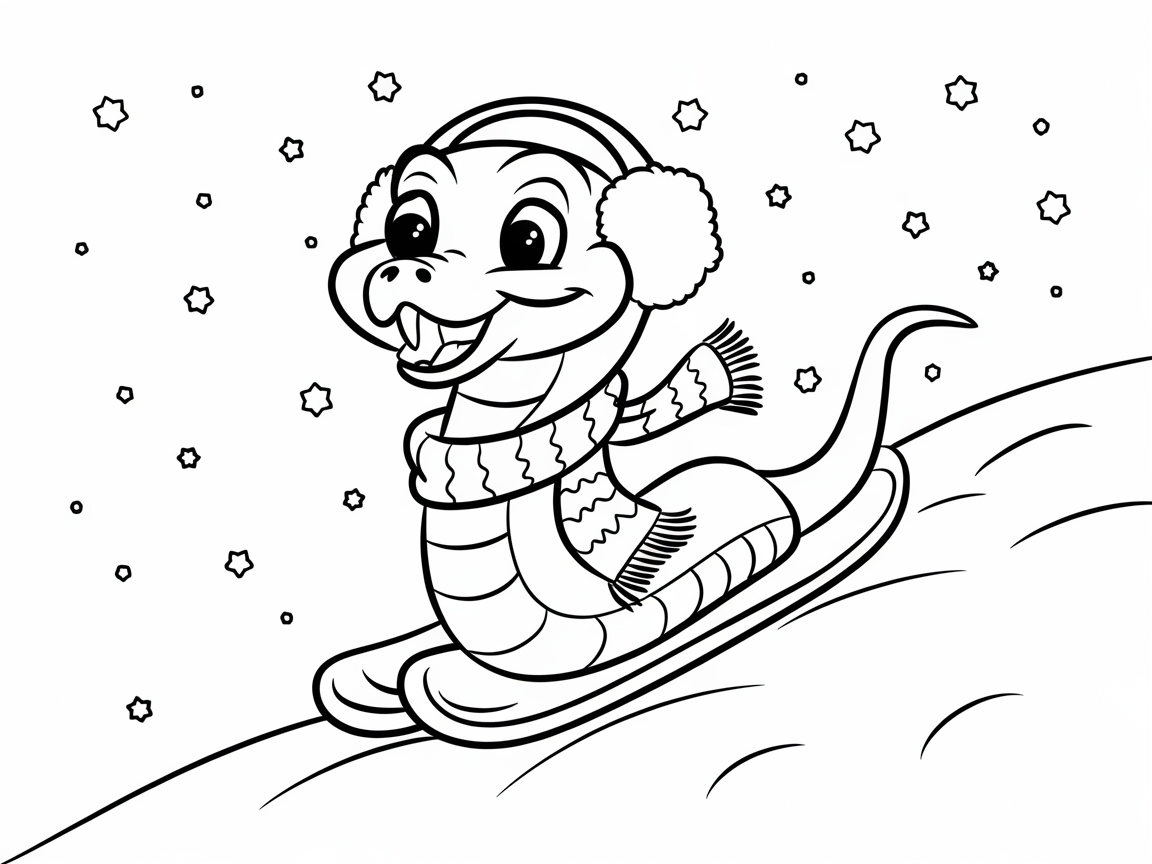 Slide into Fun with This Cozy Cobra Snow Adventure