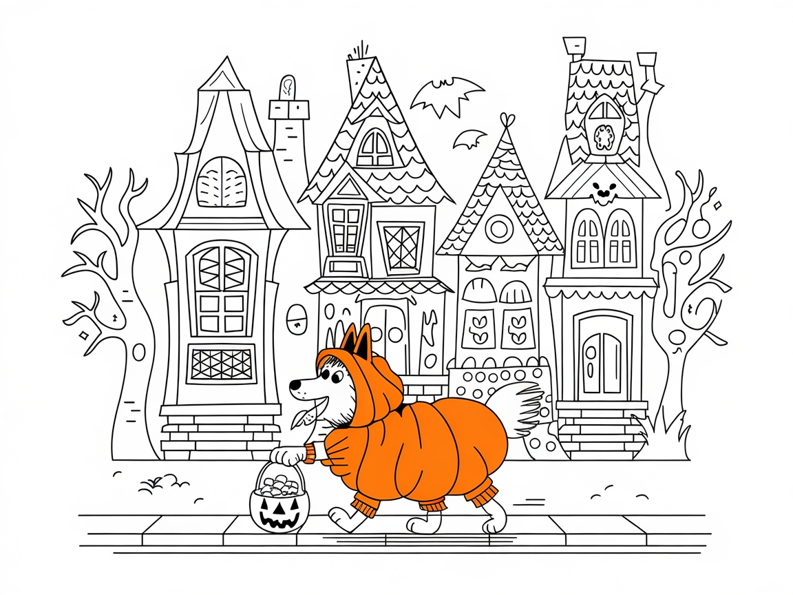 Trick or Treat with This Halloween Collie Adventure