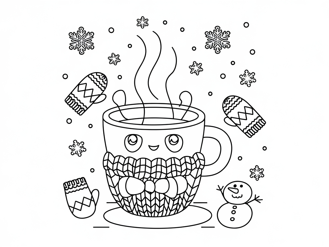 Warm Up with This Cozy Boba Winter Wonderland
