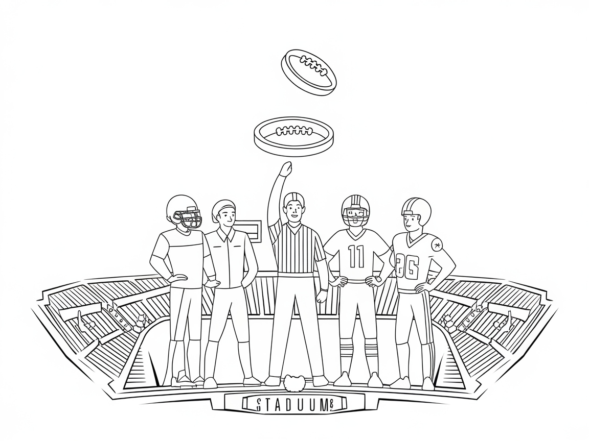 Kick Off the Game: Color the Coin Toss