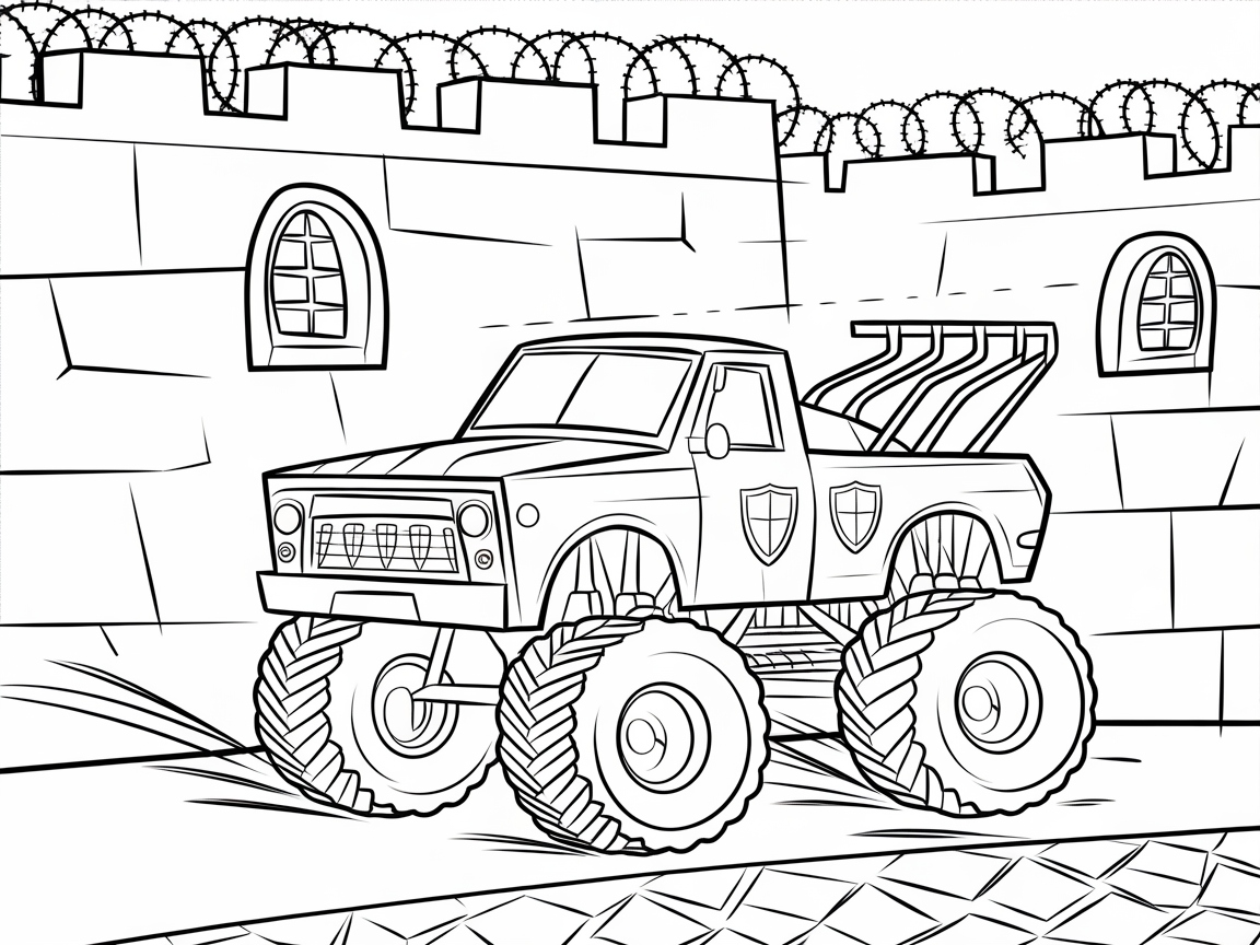 Defend the Castle with This Knightly Monster Truck