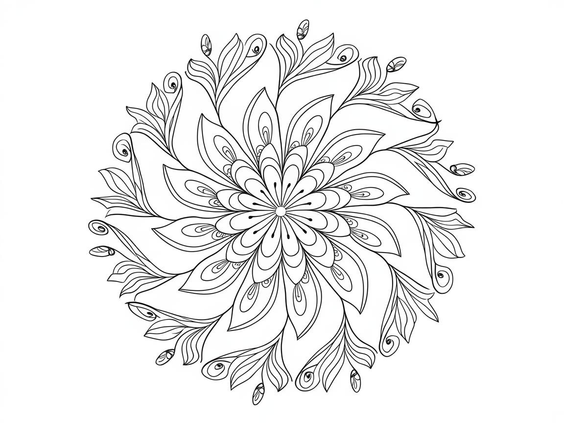 Dive into This Floral Mandala Delight
