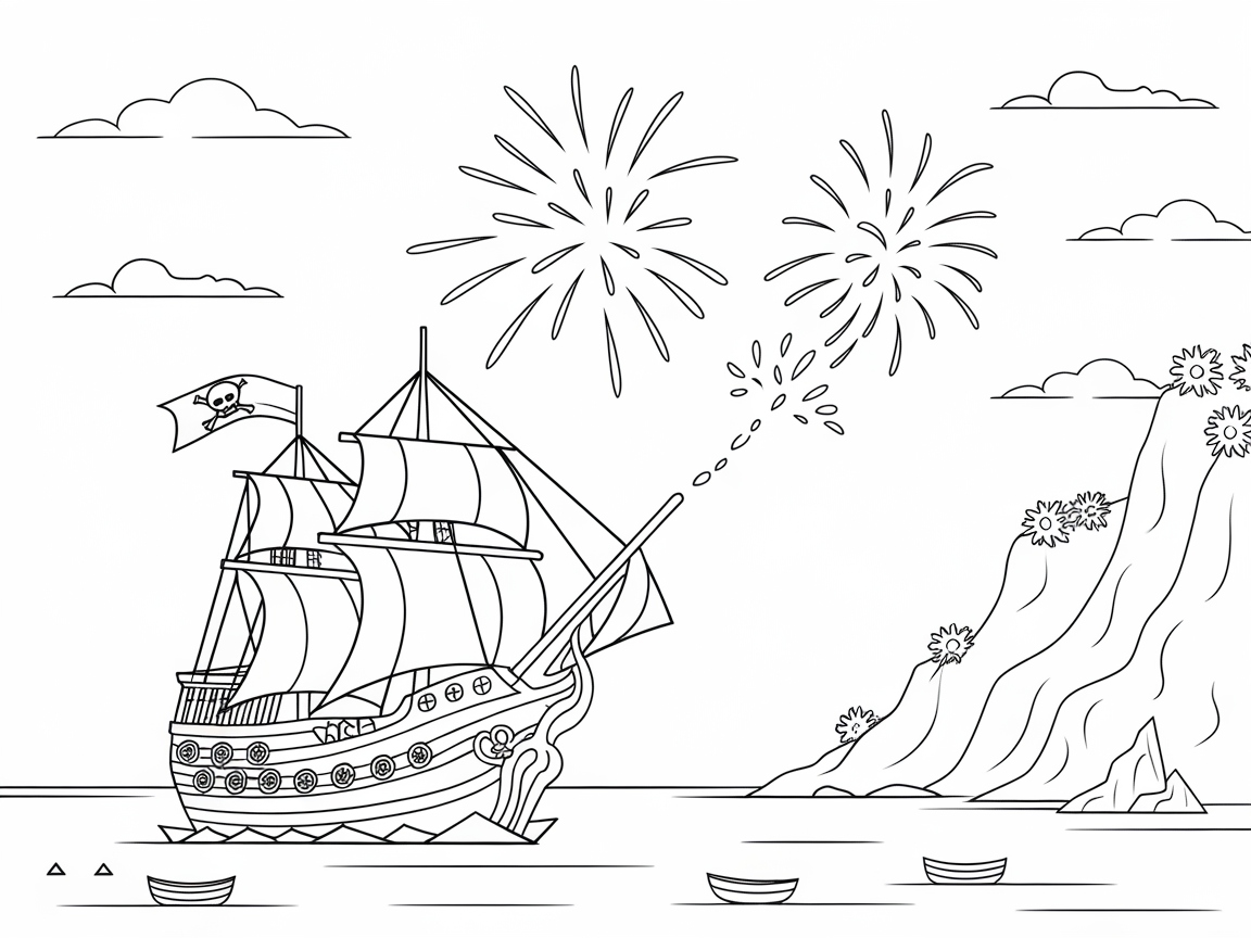 Set Sail with Pirate Adventures and Fireworks