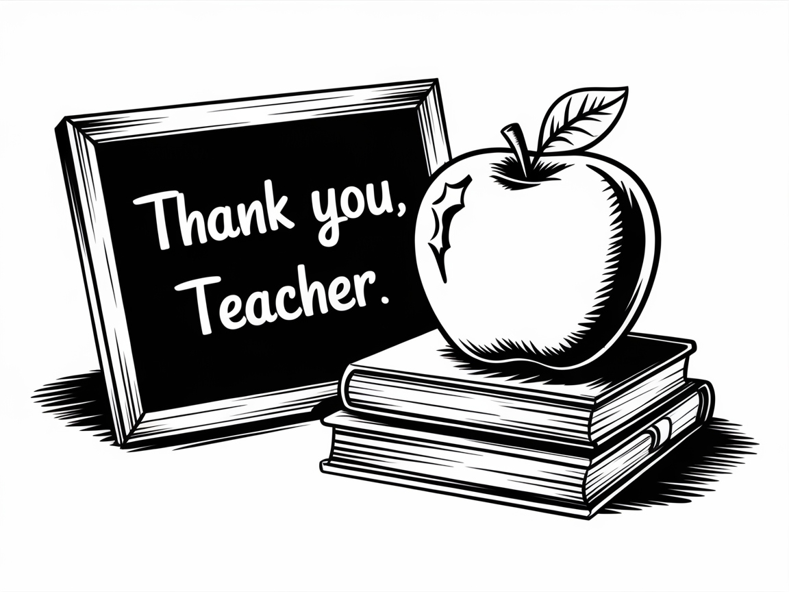 Celebrate Teachers with This Apple and Chalkboard Scene